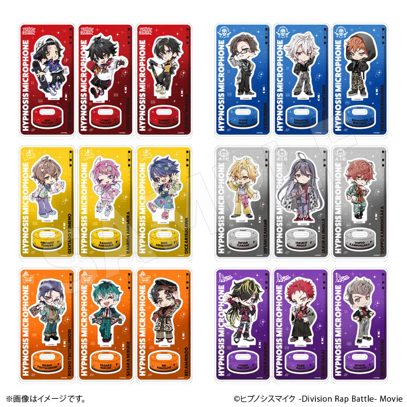 トレーディングアクリルスタンドのイメージ図