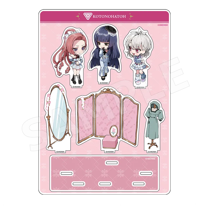 アクリルジオラマ 言の葉党