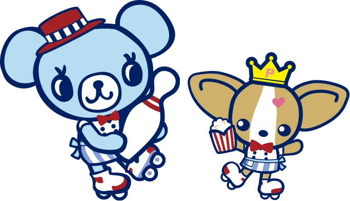 ジェイムミントとクーのイラスト図